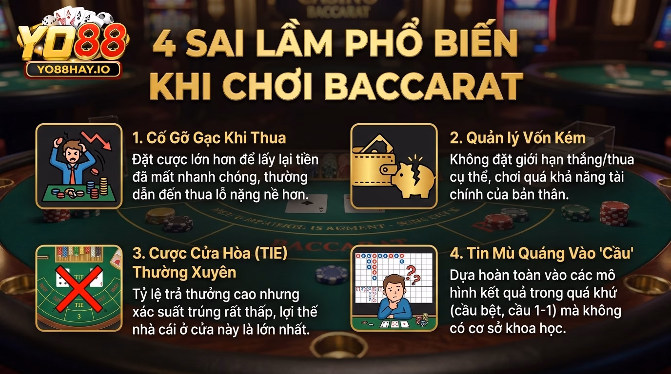 yo88 4 sai lam thuong gap trong baccarat