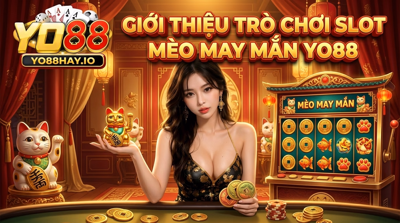 Giới thiệu siêu phẩm slot mèo tài lộc YO88 Giới thiệu trò chơi slot mèo tài lộc YO88
